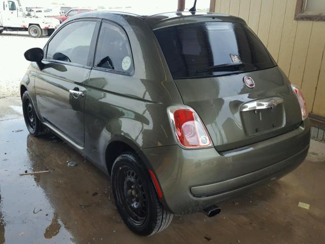 3C3CFFAR1CT127850 - 2012 FIAT 500 POP GREEN photo 3