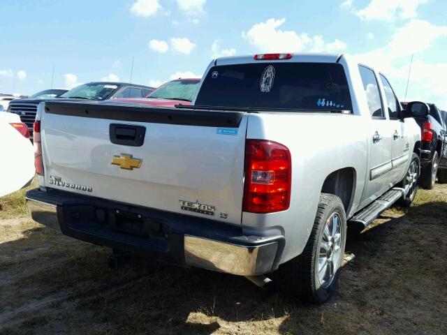 3GCPCSE02CG186778 - 2012 CHEVROLET SILVERADO SILVER photo 4