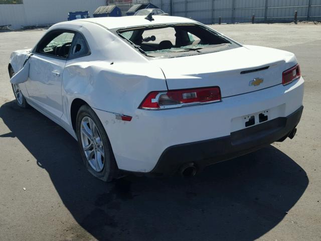 2G1FA1E34F9138115 - 2015 CHEVROLET CAMARO LS WHITE photo 3