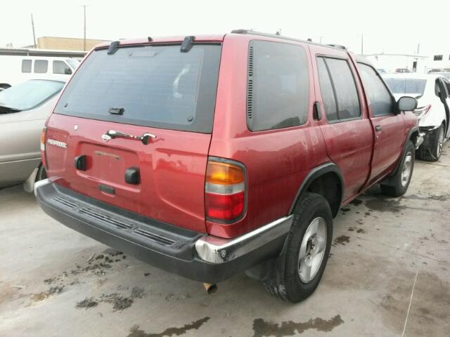 JN8AR05S9XW296653 - 1999 NISSAN PATHFINDER MAROON photo 4