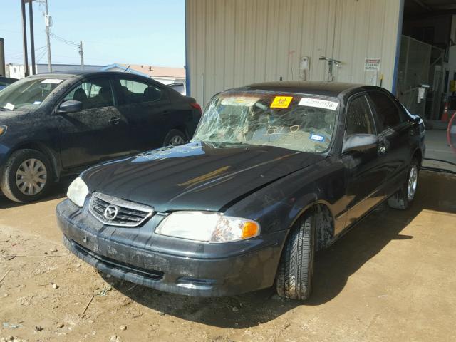 1YVGF22C025299697 - 2002 MAZDA 626 LX GRAY photo 2