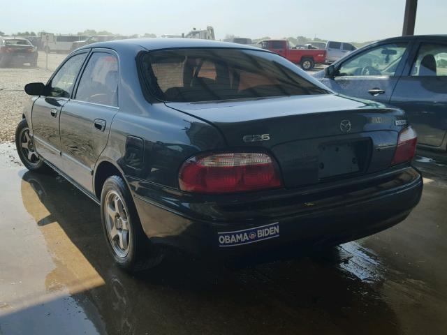 1YVGF22C025299697 - 2002 MAZDA 626 LX GRAY photo 3