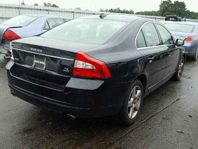 YV1AH992581080322 - 2008 VOLVO S80 T6 TUR BLACK photo 4