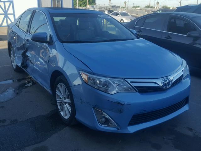 4T1BD1FK9CU031901 - 2012 TOYOTA CAMRY HYBR 蓝色 照片 1