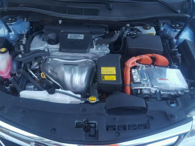 4T1BD1FK9CU031901 - 2012 TOYOTA CAMRY HYBR 蓝色 照片 7