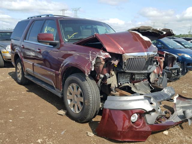 5LMFU28R33LJ20805 - 2003 LINCOLN NAVIGATOR მუქწითელი ფოტო 1