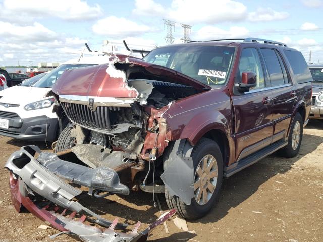 5LMFU28R33LJ20805 - 2003 LINCOLN NAVIGATOR მუქწითელი ფოტო 2