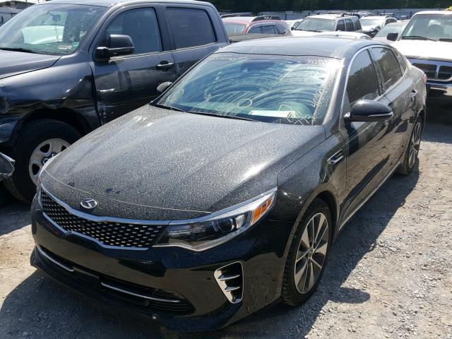 5XXGV4L27GG034773 - 2016 KIA OPTIMA SXL BLACK photo 2