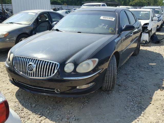 2G4WN58C281259656 - 2008 BUICK LACROSSE S BLACK photo 2