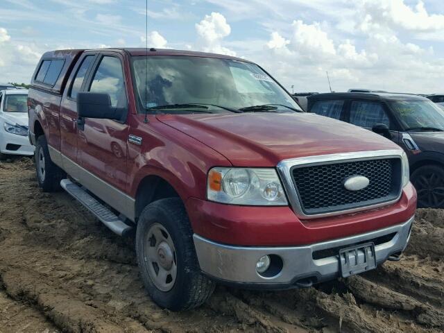 1FTPX14V87KA87375 - 2007 FORD F150 RED photo 1