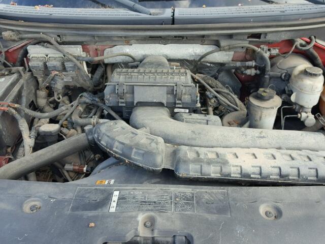 1FTPX14V87KA87375 - 2007 FORD F150 RED photo 7