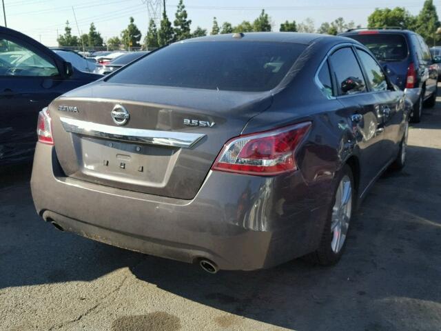 1N4BL3AP4DC110850 - 2013 NISSAN ALTIMA 3.5 GRAY photo 4