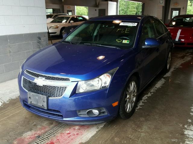 1G1PJ5SCXC7221738 - 2012 CHEVROLET CRUZE ECO BLUE photo 2