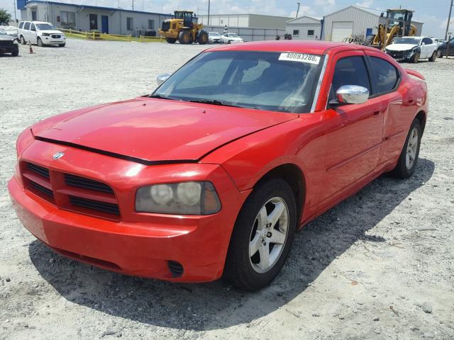 2B3KA43D59H530664 - 2009 DODGE CHARGER RED photo 2