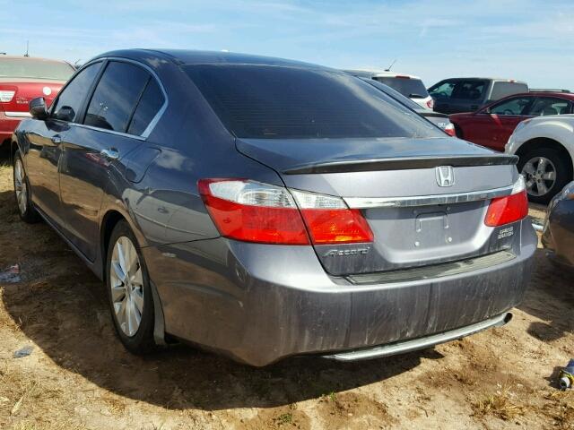 1HGCR2F71FA243615 - 2015 HONDA ACCORD GRAY photo 3