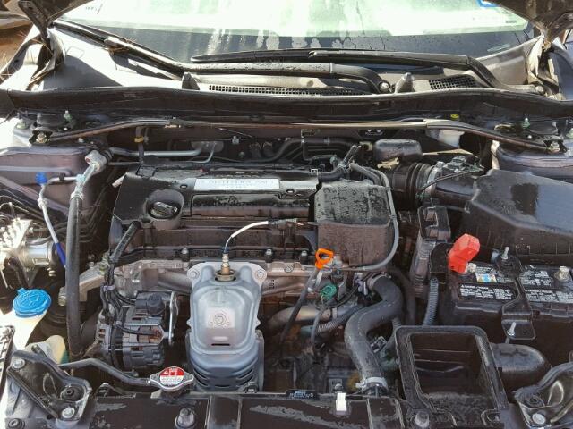 1HGCR2F71FA243615 - 2015 HONDA ACCORD GRAY photo 7