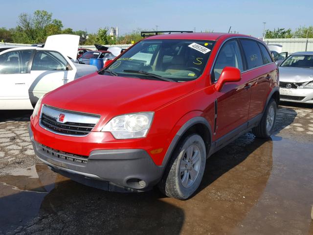 3GSCL33P89S525154 - 2009 SATURN VUE XE RED photo 2
