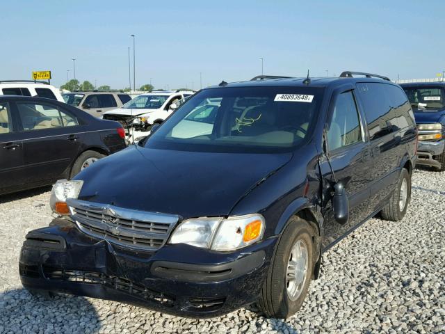 1GNDX13E64D118814 - 2004 CHEVROLET VENTURE LU BLUE photo 2