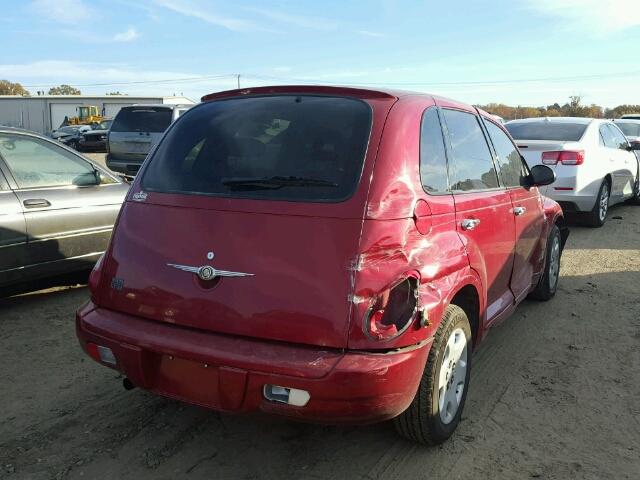 3A4FY58B26T363654 - 2006 CHRYSLER PT CRUISER RED photo 4