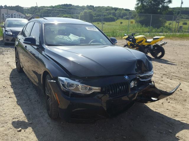 WBA8B3C57GK383856 - 2016 BMW 340 I أسود صورة 1