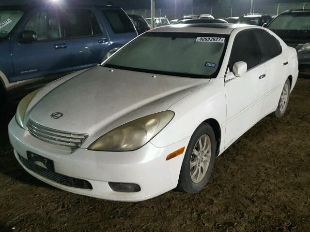 JTHBA30G345009867 - 2004 LEXUS ES WHITE photo 2