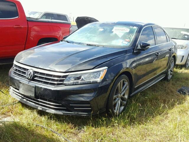 1VWAS7A38GC056600 - 2016 VOLKSWAGEN PASSAT S BLACK photo 2
