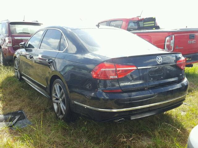 1VWAS7A38GC056600 - 2016 VOLKSWAGEN PASSAT S BLACK photo 3