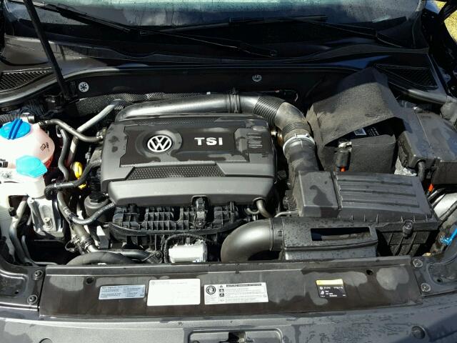 1VWAS7A38GC056600 - 2016 VOLKSWAGEN PASSAT S BLACK photo 7