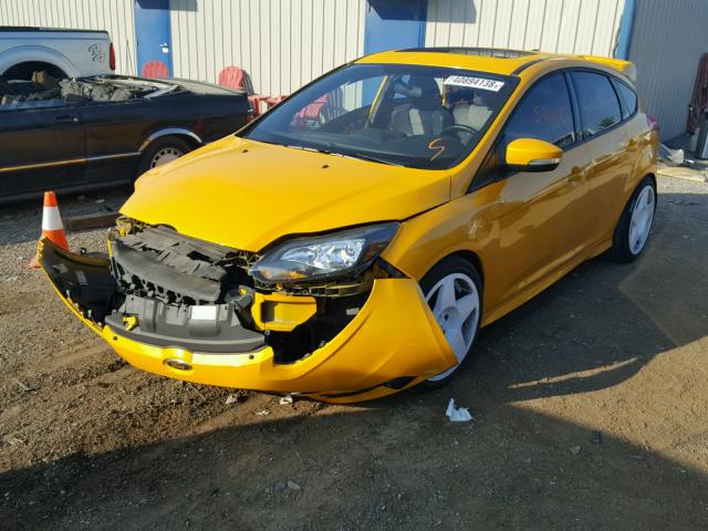 1FADP3L99DL172238 - 2013 FORD FOCUS ST YELLOW photo 2