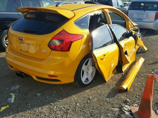 1FADP3L99DL172238 - 2013 FORD FOCUS ST YELLOW photo 4