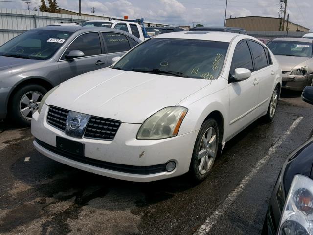 1N4BA41E45C832993 - 2005 NISSAN MAXIMA SE WHITE photo 2