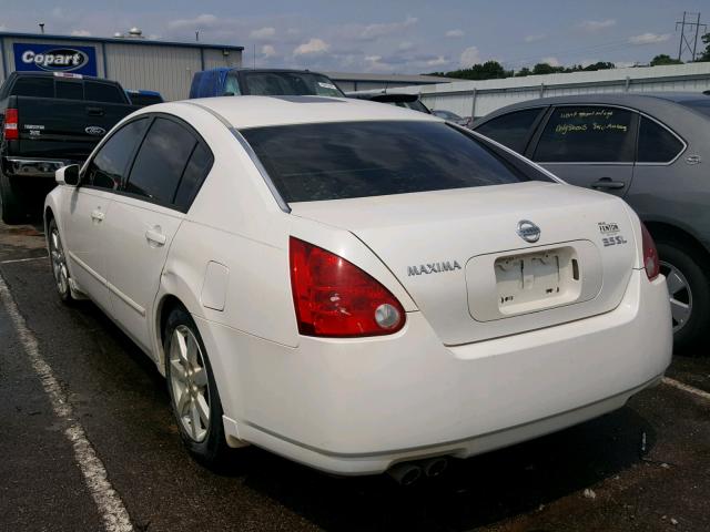 1N4BA41E45C832993 - 2005 NISSAN MAXIMA SE WHITE photo 3