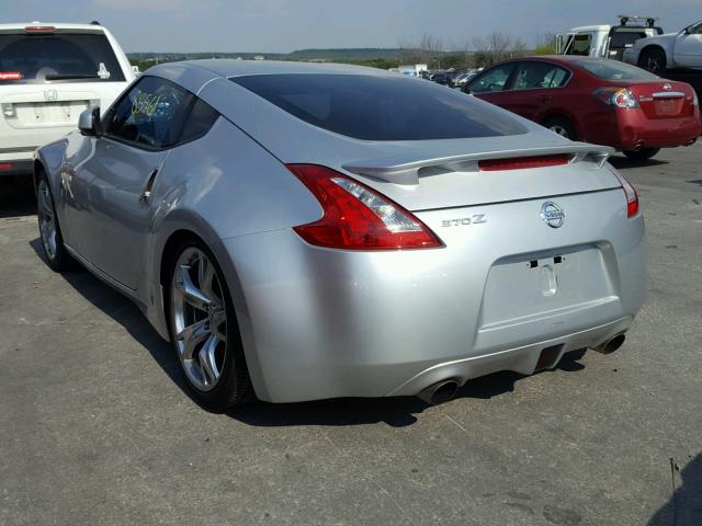 JN1AZ44E39M406631 - 2009 NISSAN 370Z SILVER photo 3