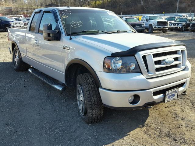 1FTPX14V68FA93525 - 2008 FORD F150 SILVER photo 1