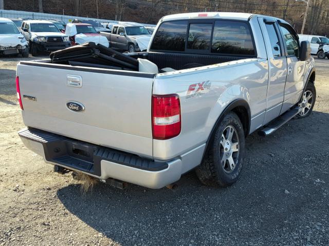 1FTPX14V68FA93525 - 2008 FORD F150 SILVER photo 4