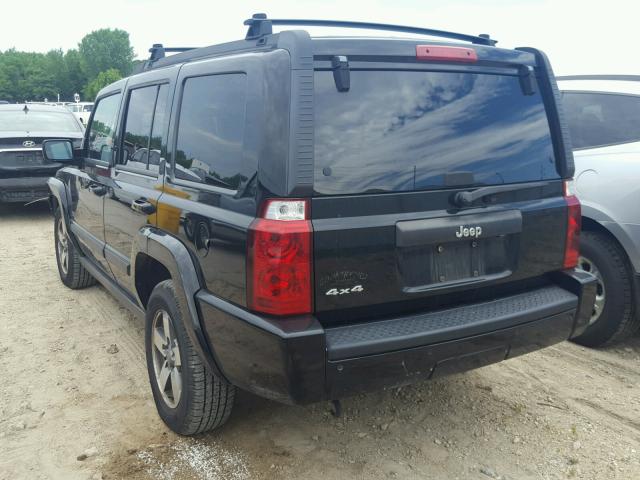 1J8HG48K17C621616 - 2007 JEEP COMMANDER BLACK photo 3