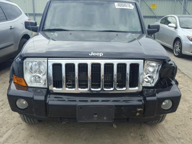 1J8HG48K17C621616 - 2007 JEEP COMMANDER BLACK photo 7