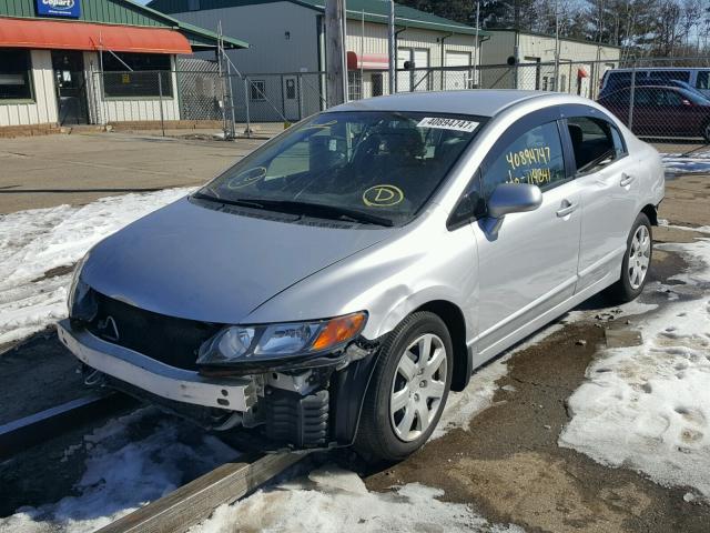 1HGFA16597L058912 - 2007 HONDA CIVIC SILVER photo 2