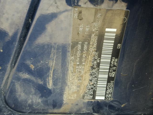 JTLZE4FE9EJ065275 - 2014 TOYOTA SCION XB Blau Foto 10