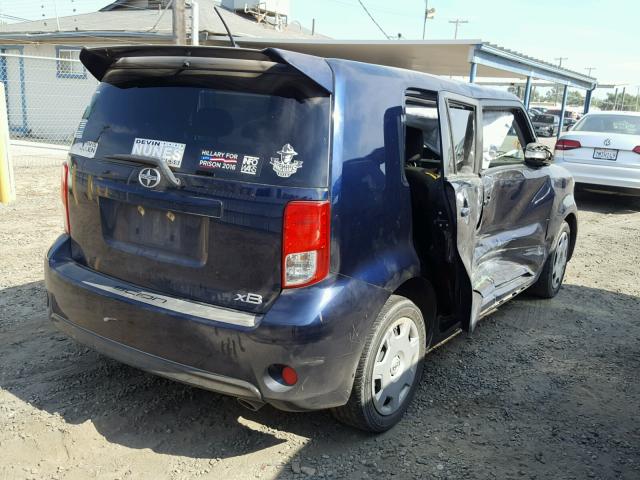 JTLZE4FE9EJ065275 - 2014 TOYOTA SCION XB Blau Foto 4