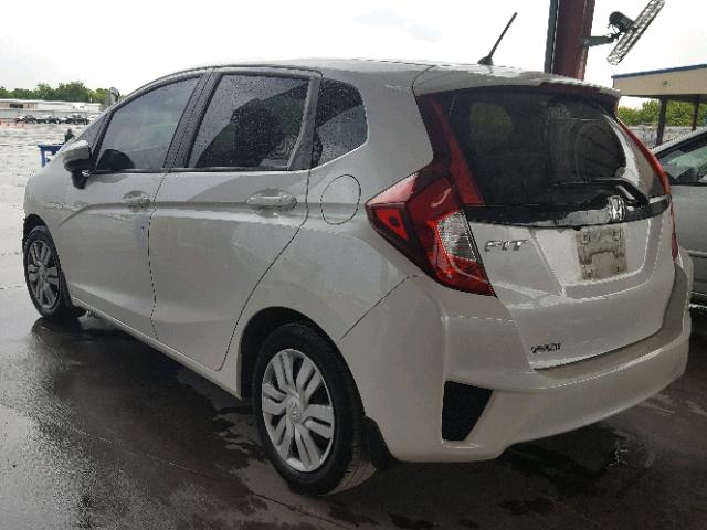 JHMGK5H58GX015044 - 2016 HONDA FIT LX WHITE photo 3