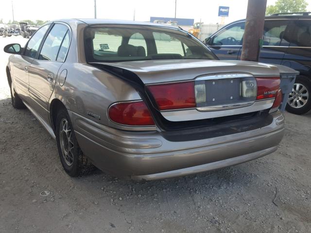 1G4HP54K324165751 - 2002 BUICK LESABRE CU GOLD photo 3