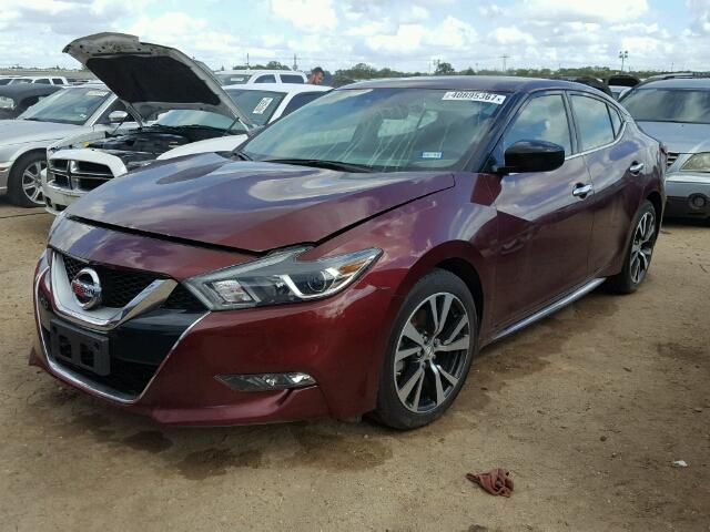 1N4AA6AP5GC447664 - 2016 NISSAN MAXIMA 3.5 MAROON photo 2