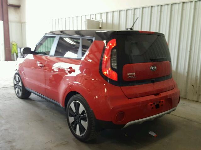 KNDJP3A58H7464118 - 2017 KIA SOUL + RED photo 3