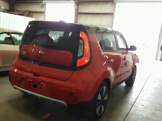 KNDJP3A58H7464118 - 2017 KIA SOUL + RED photo 4