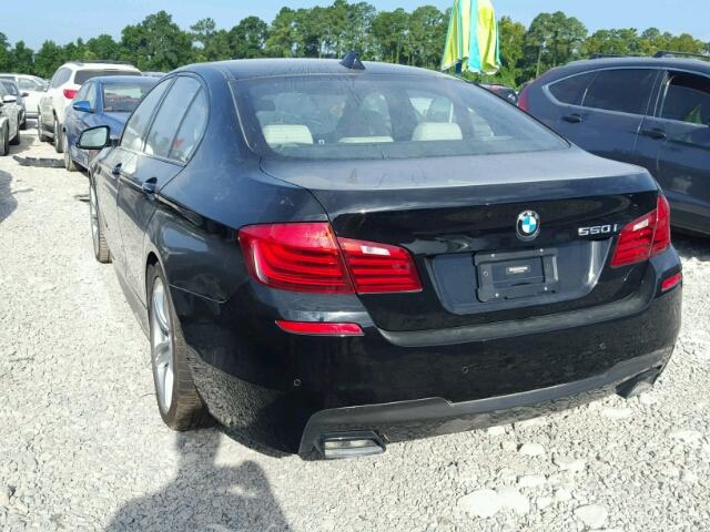 WBAKN9C55ED680593 - 2014 BMW 550 I BLACK photo 3