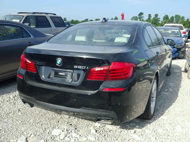 WBAKN9C55ED680593 - 2014 BMW 550 I BLACK photo 4