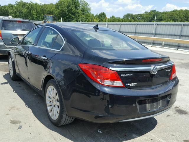 2G4GS5EK6C9150720 - 2012 BUICK REGAL PREM BLACK photo 3