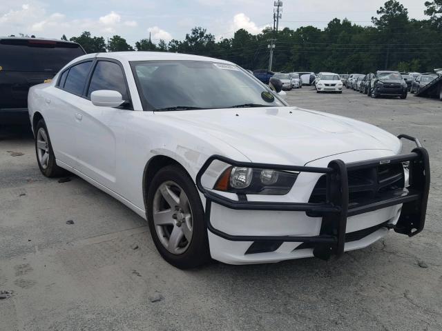 2C3CDXAG4CH262999 - 2012 DODGE CHARGER PO WHITE photo 1