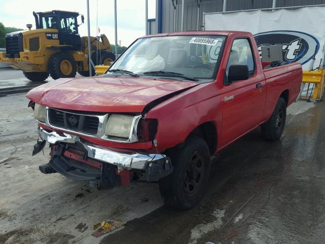 1N6DD21S2WC373725 - 1998 NISSAN FRONTIER X RED photo 2